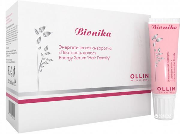Энергетическая сыворотка плотность волос Ollin Bionika 10x15мл.