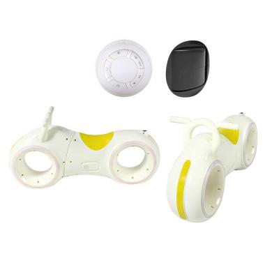 Беговел GS-0020 білий з жовтим Bluetooth, LED-підсвітка