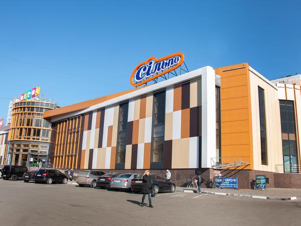 Композитные панели Naturalbond. ТРЦ DEPO’T CENTER, Украина.