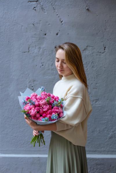 Букет 123 Сільва пінк