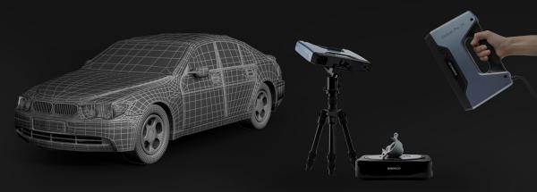3D сканирование изделия ручным сканером для получения точной копии