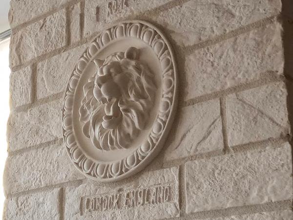 Гіпсова плитка Класика білого кольору