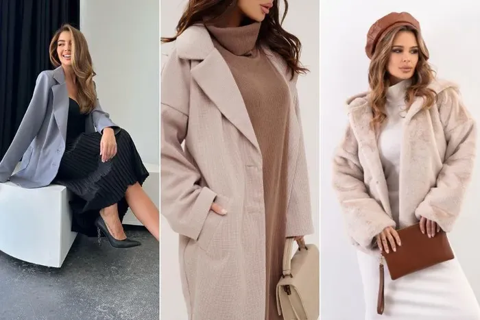 Верхняя одежда к длинному платью