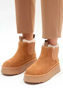 Утепленные челси с мехом